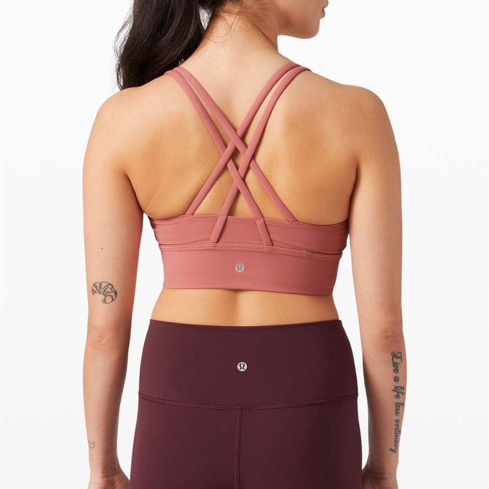 Lululemon Energy Longlined Cross-Back Sports Bra